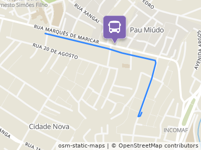Mapa da parada