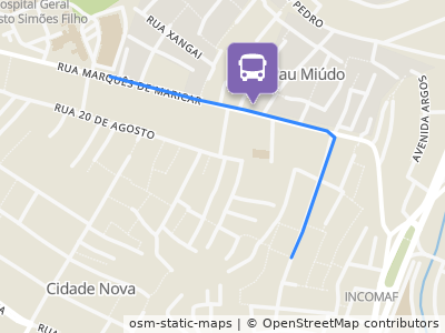 Mapa da parada
