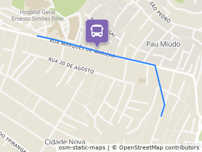 Mapa da parada