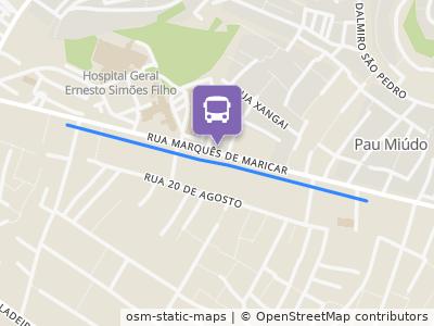 Mapa da parada