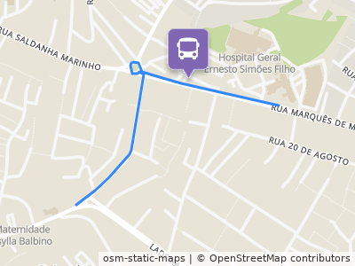Mapa da parada