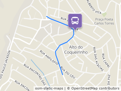 Mapa da parada