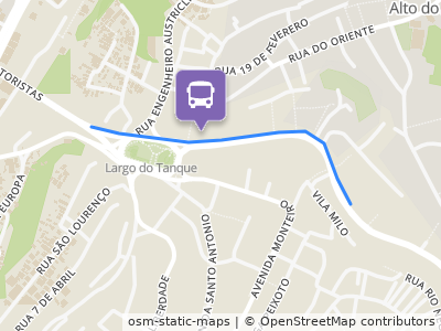 Mapa da parada