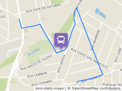 Mapa da parada