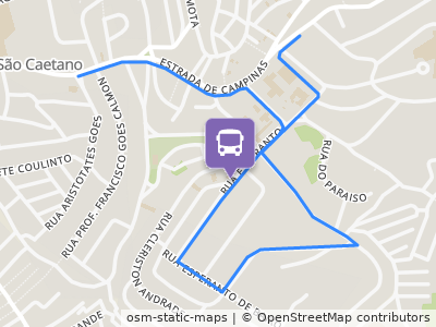 Mapa da parada