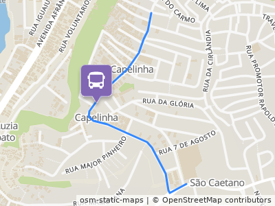 Mapa da parada