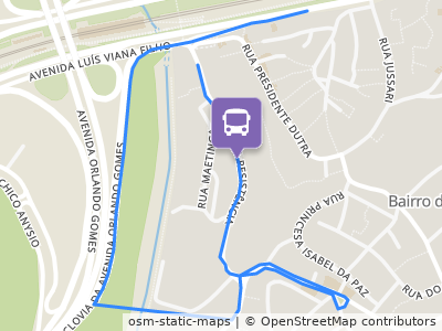 Mapa da parada