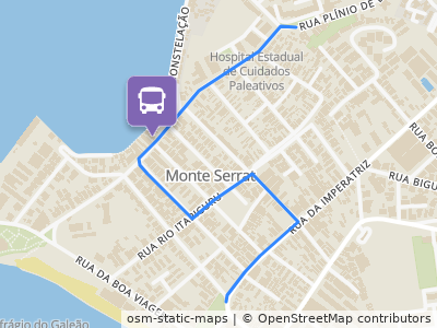 Mapa da parada