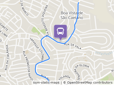Mapa da parada