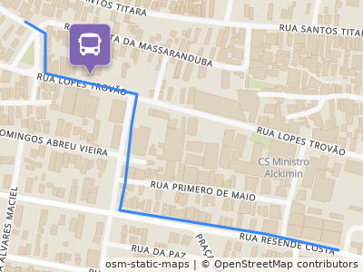 Mapa da parada