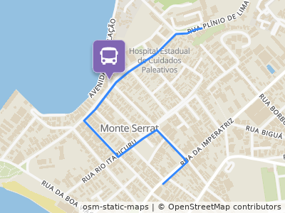 Mapa da parada