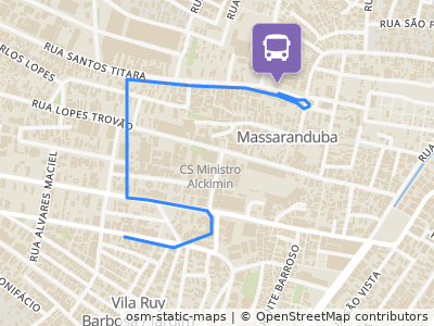 Mapa da parada