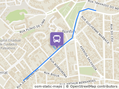 Mapa da parada