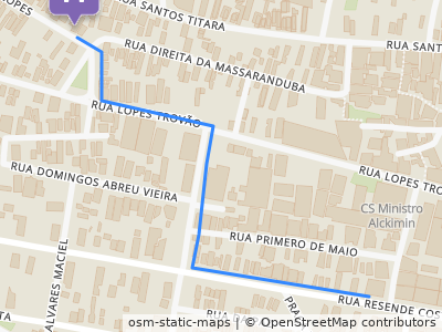 Mapa da parada