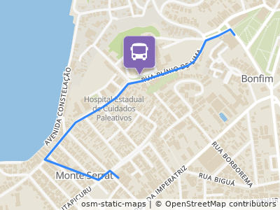 Mapa da parada
