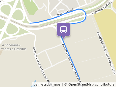 Mapa da parada