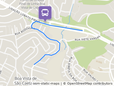Mapa da parada