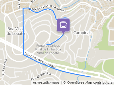 Mapa da parada