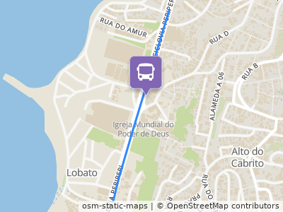 Mapa da parada