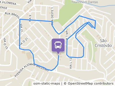 Mapa da parada