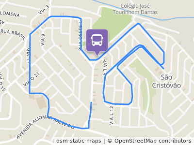 Mapa da parada