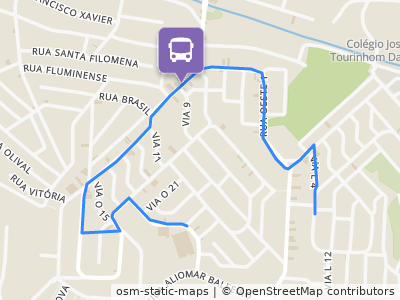 Mapa da parada
