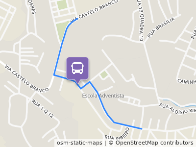 Mapa da parada
