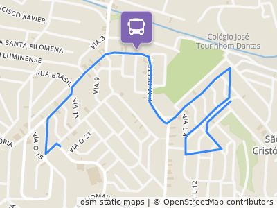 Mapa da parada