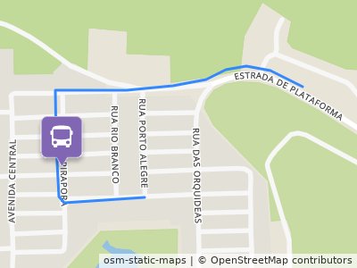 Mapa da parada