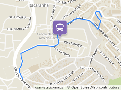 Mapa da parada