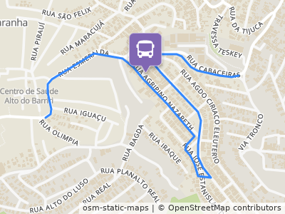 Mapa da parada