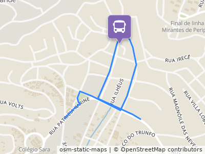 Mapa da parada