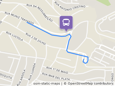 Mapa da parada