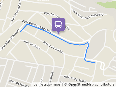 Mapa da parada