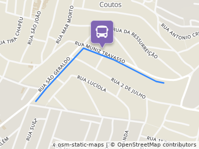 Mapa da parada