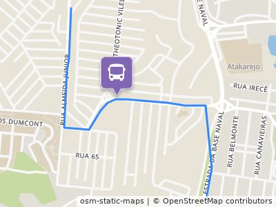 Mapa da parada