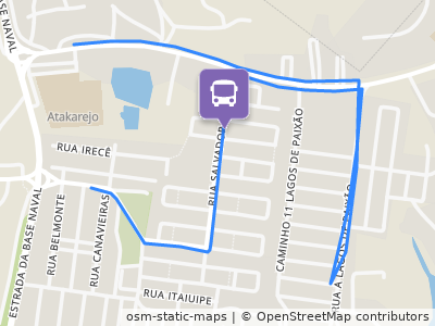 Mapa da parada