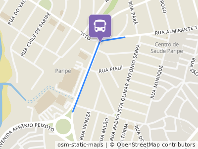 Mapa da parada