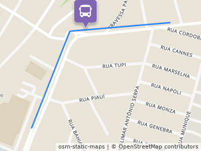 Mapa da parada