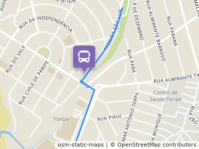 Mapa da parada