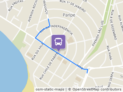 Mapa da parada