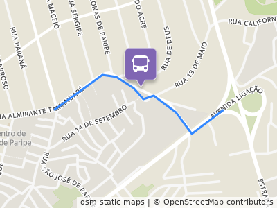 Mapa da parada