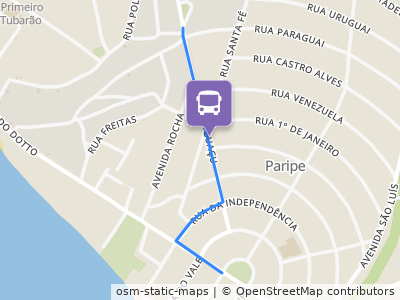 Mapa da parada