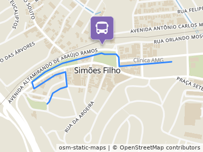 Mapa da parada