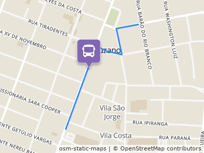 Mapa da parada