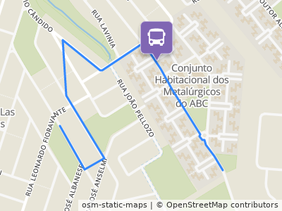 Mapa da parada