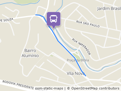 Mapa da parada