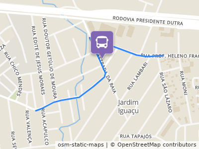 Mapa da parada