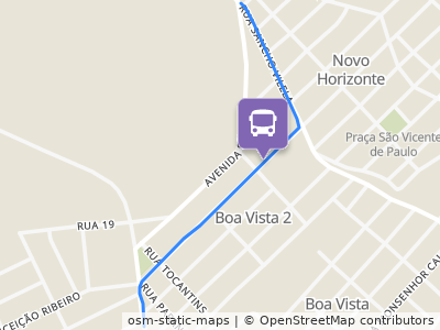 Mapa da parada