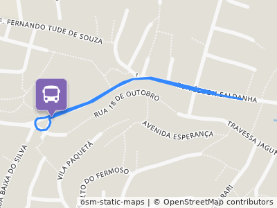 Mapa da parada